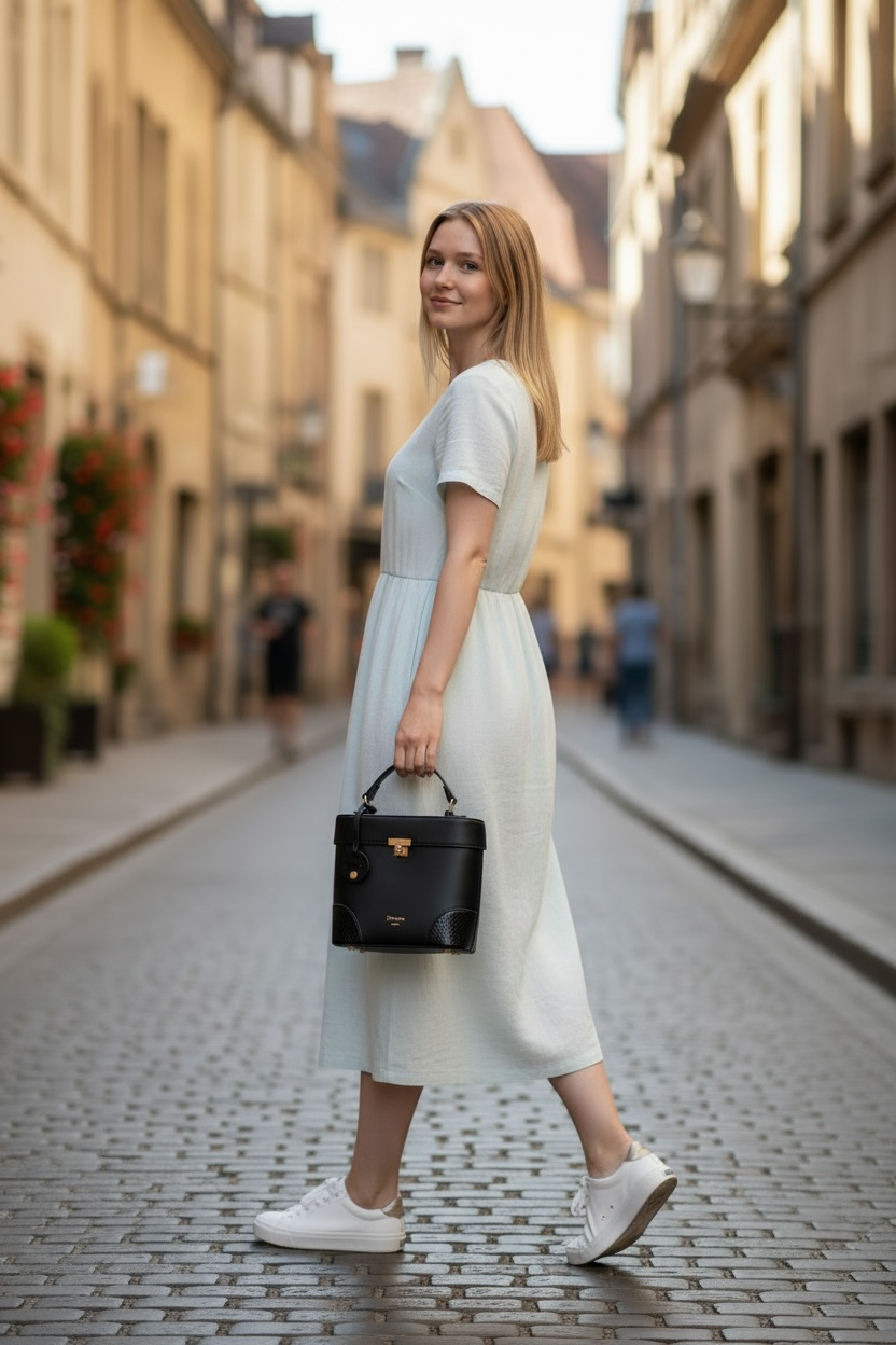 Dune London Structured Top Handle Box Bag