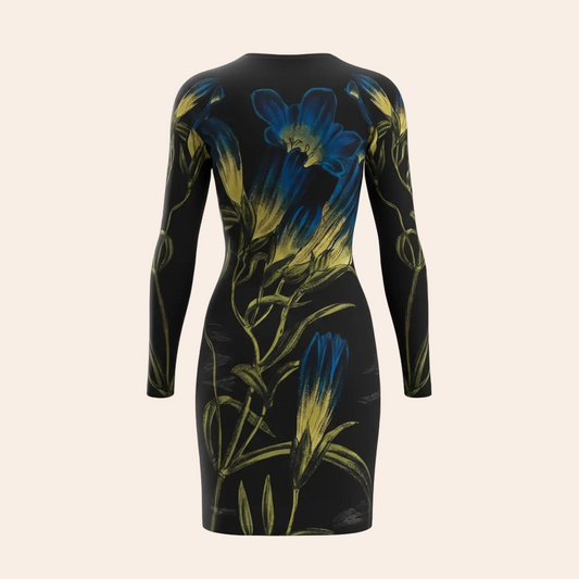 Christopher Kane Botanical Print Mini Dress