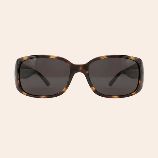 Calvin Klein Tortoise Rectangle Sunglasses