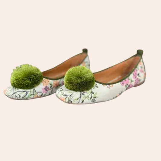 Tory Burch Pom-Pom ballet