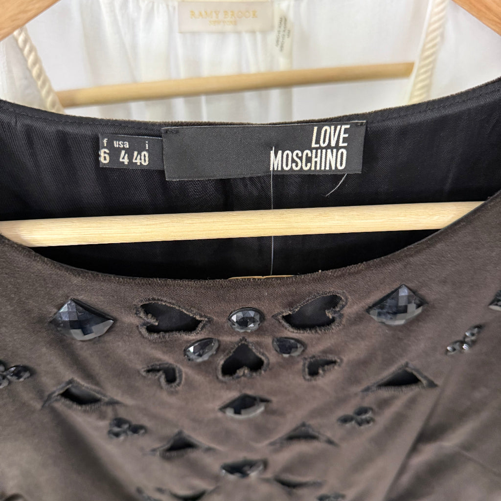 Love Moschino Black Statement Dress