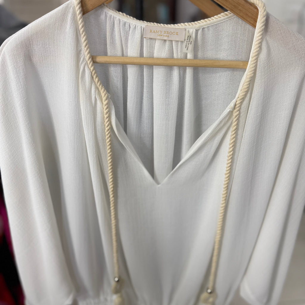 Ramy Brook white Katana dress 
