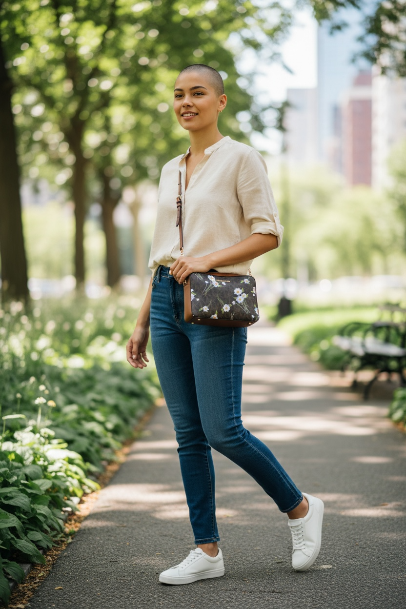 girl with bag