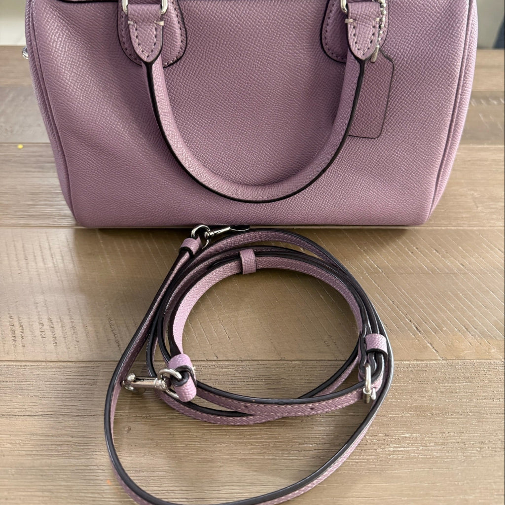Coach Bennett Satchel Bag in Dusty Mauve