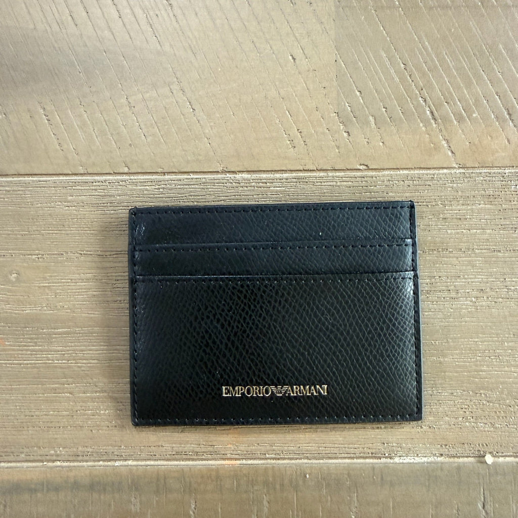 Emporio Armani Saffiano Leather Card Holder