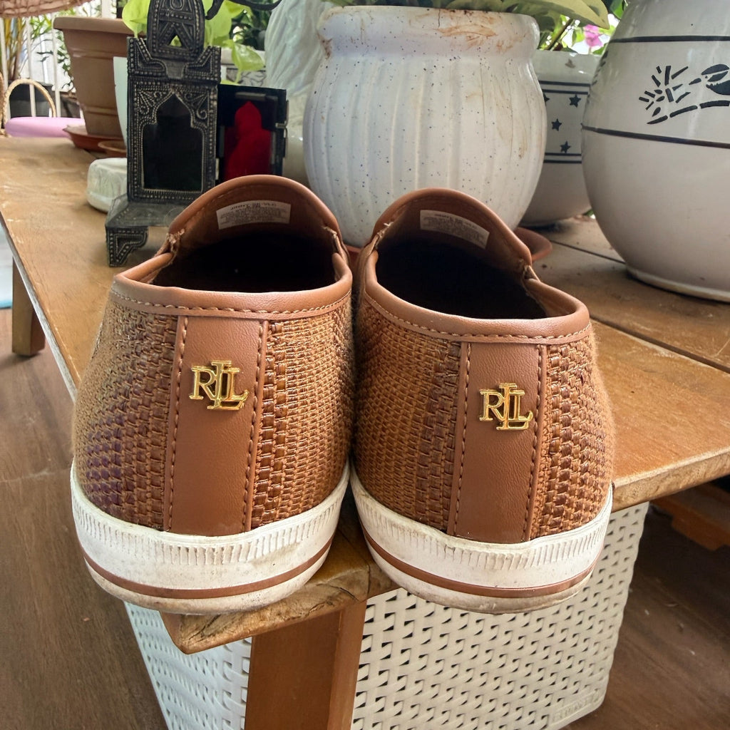 Ralph Lauren Textured Slip-On Loafer