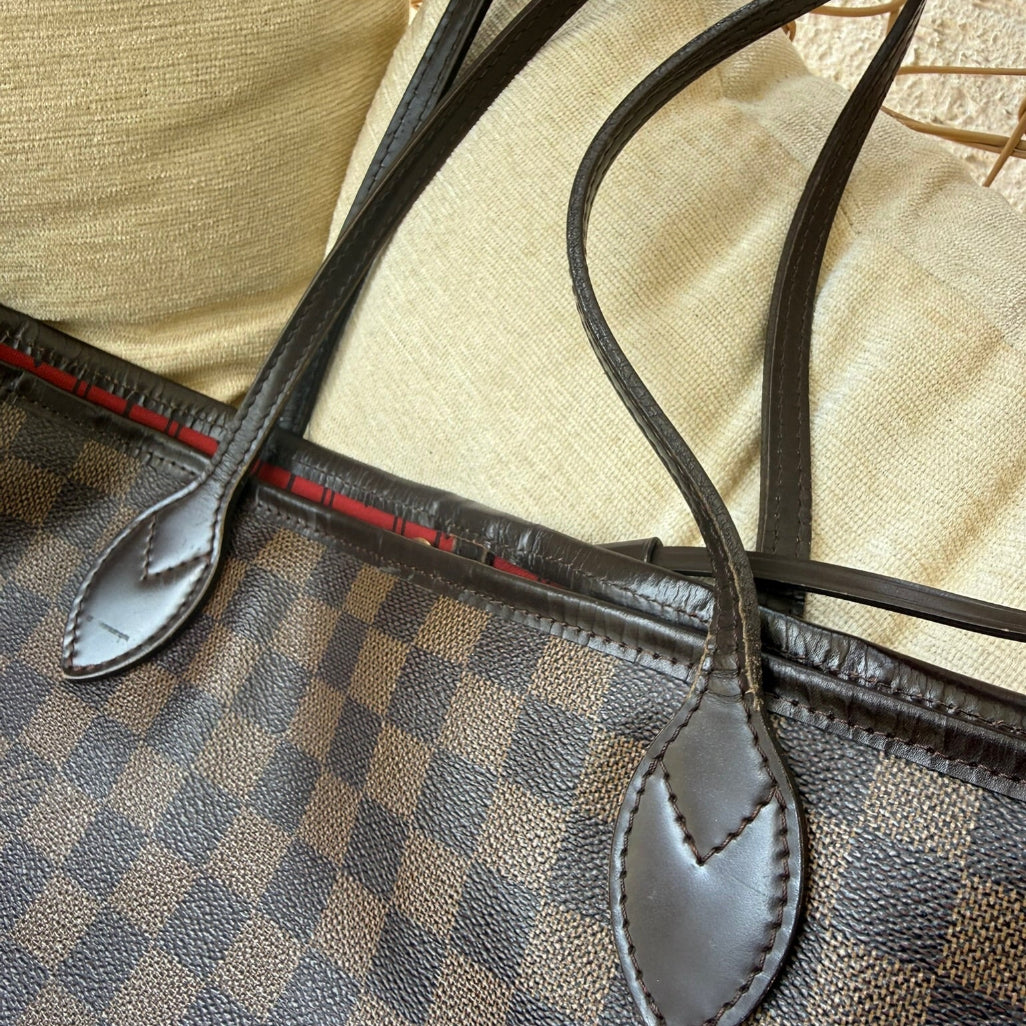 Louis Vuitton Neverfull MM Tote in Damier Ebene