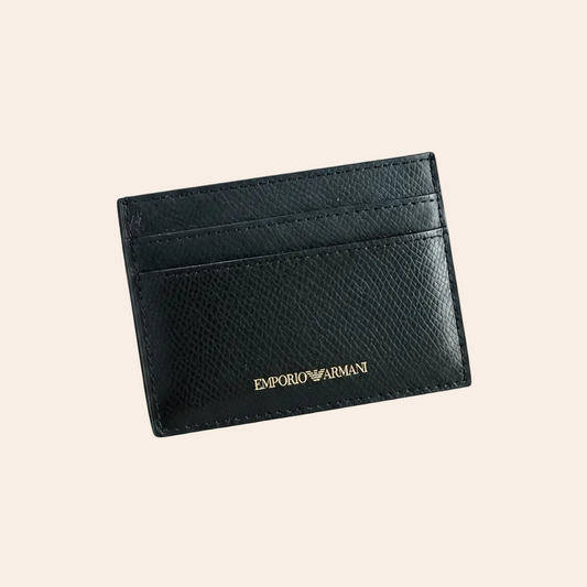 Emporio Armani Saffiano Leather Card Holder