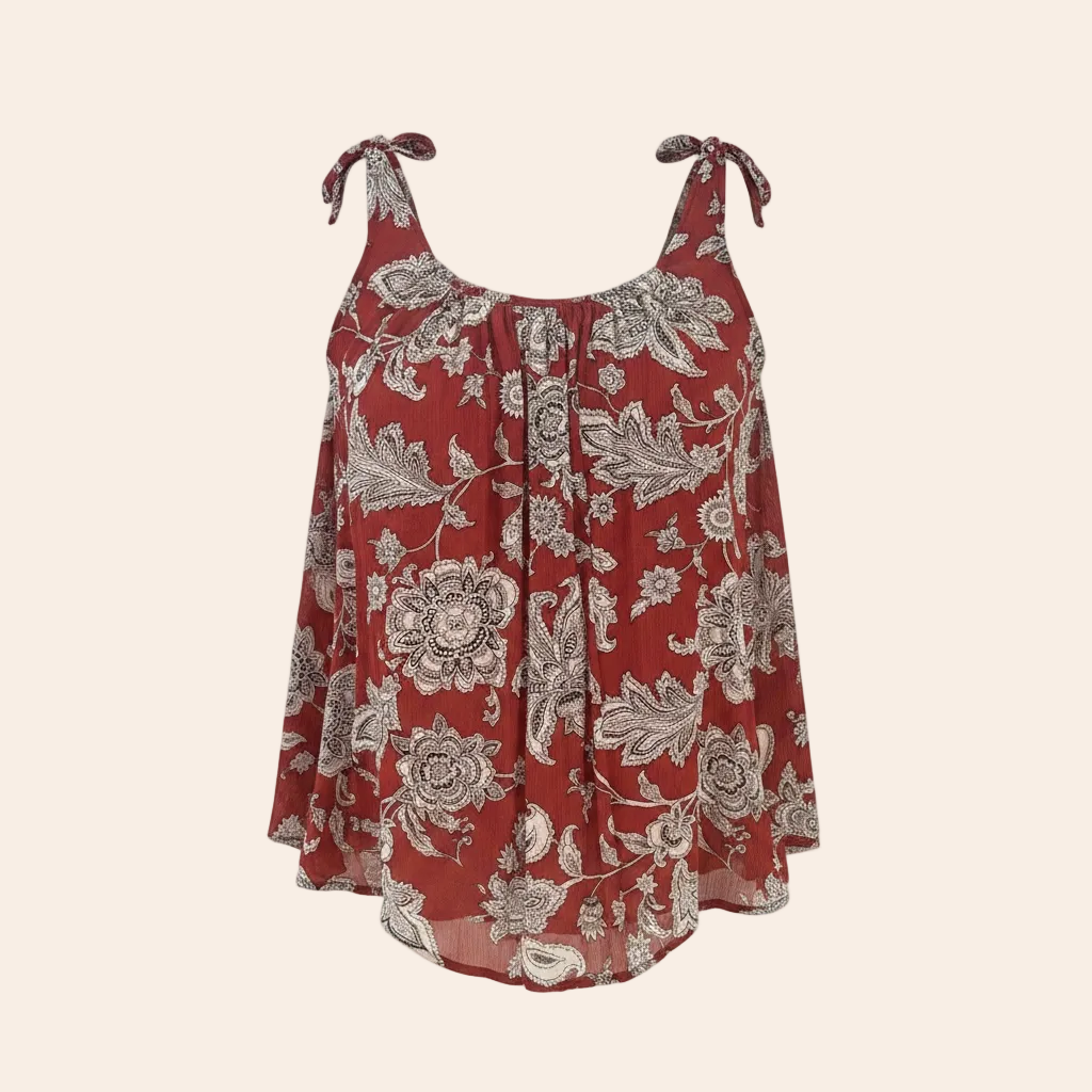Scotch & Soda Floral Tie-Shoulder Cami Top