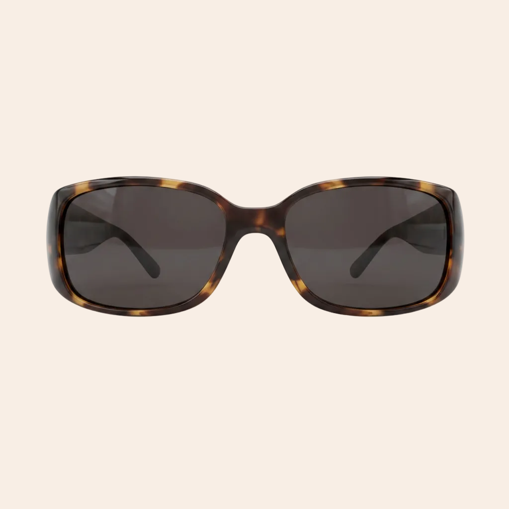 Calvin Klein Tortoise Rectangle Sunglasses