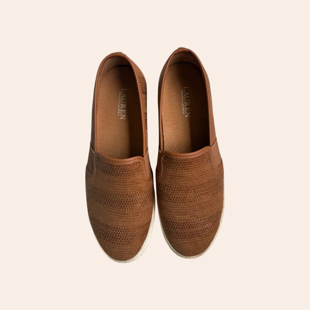 Ralph Lauren Textured Slip-On Loafer