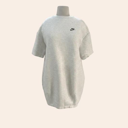 Club Fleece NIKE Grey Oversized T-Shirt Dress