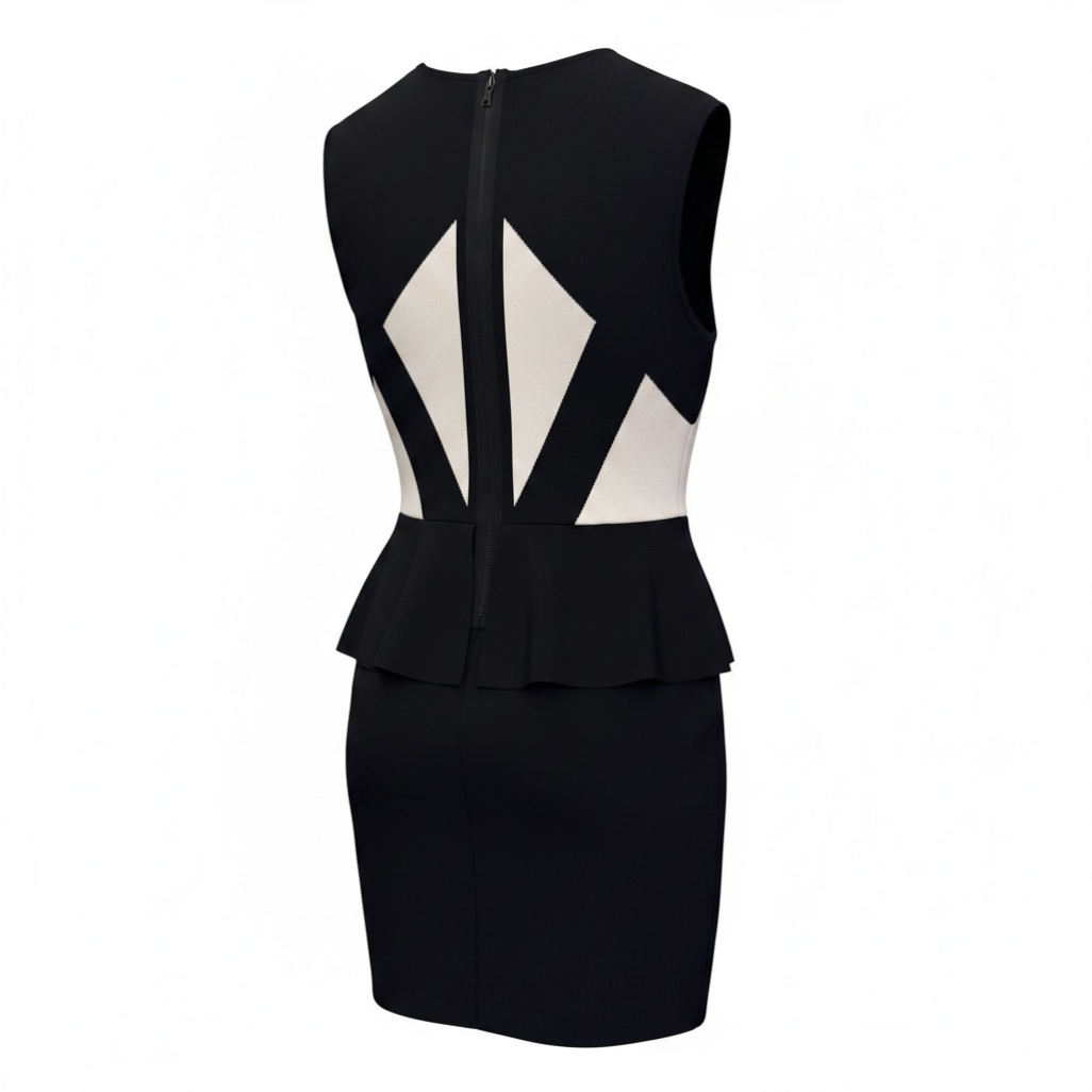 BCBGMaxAzria Caprice Colourblock Mini Dress