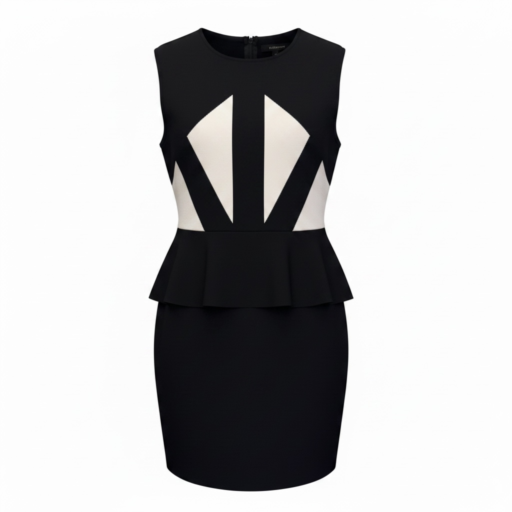 BCBGMaxAzria Caprice Colourblock Mini Dress