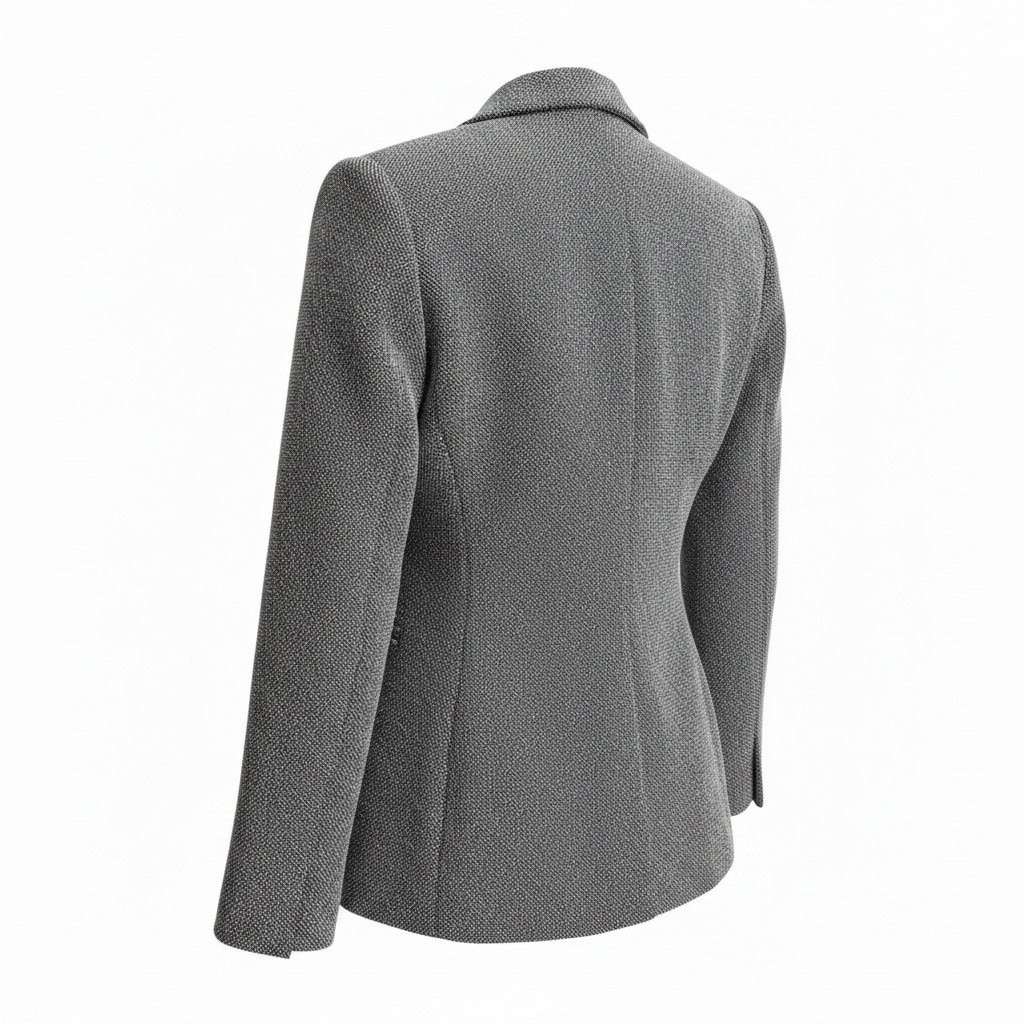 Calvin Klein Tweed Blazer in Grey