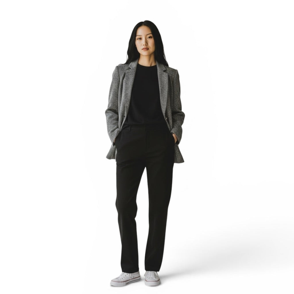 Calvin Klein Tweed Blazer in Grey