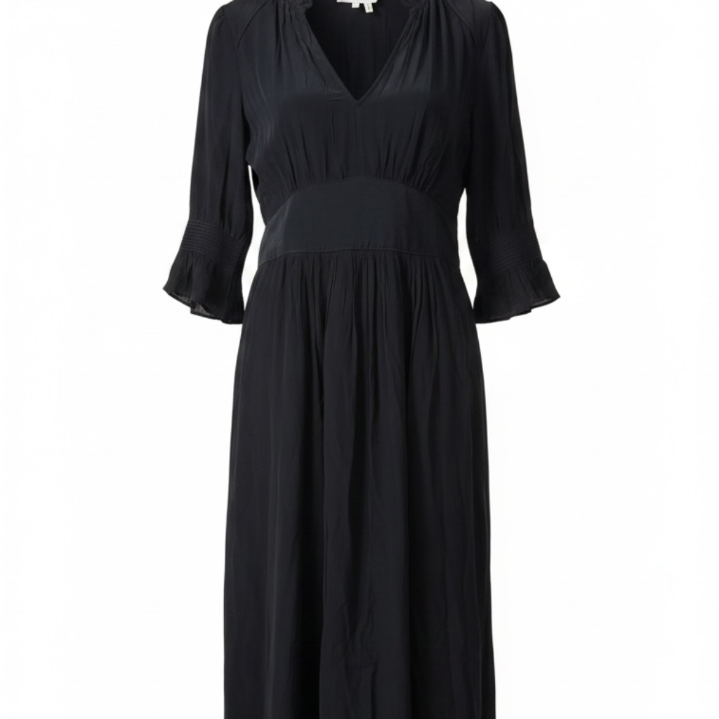 Ba&sh Vika Ruffled Midi Dress