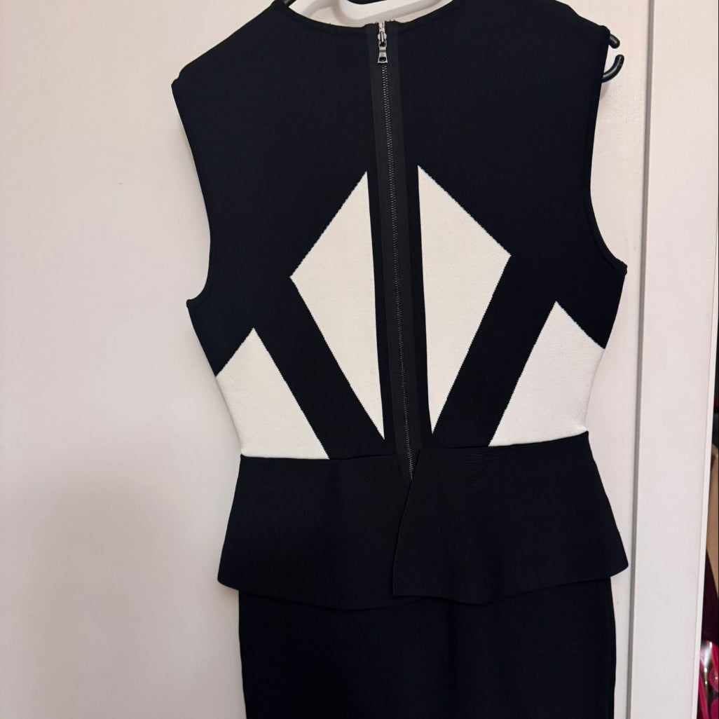 BCBGMaxAzria Caprice Colourblock Mini Dress